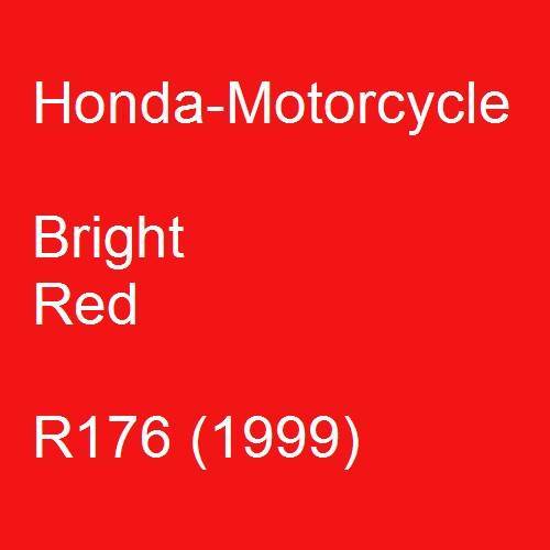 Honda-Motorcycle, Bright Red, R176 (1999).